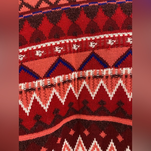 ASOS patterned coral turtleneck sweater - Picture 3 of 4